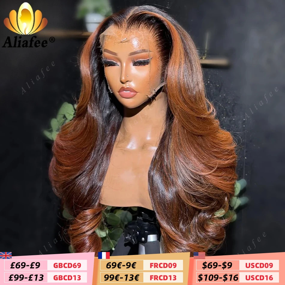Ombre Orange Brown Body Wave Natural Dark Root Wig 13x6 HD Lace Frontal Human Hair Wig Soft Fluffy Big Wave Hair Wig Daily Wear
Ombre Orange Brown Body Wave Natural Dark Root Wig 13x6 HD Lace Frontal Human Hair Wig Soft Fluffy Big Wave Hair Wig Daily Wear