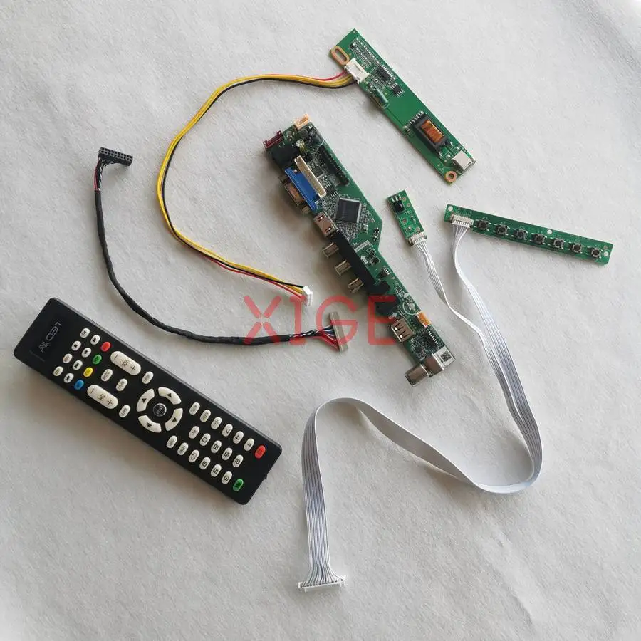 Matrix Controller Drive Board Fit LP150X1 HSD150PX11 LP150X04 LP150X2 LVDS-20Pin 1CCFL 1024*768 1024x768 HDMI+VGA+AV+USB Kit DIY
Matrix Controller Drive Board Fit LP150X1 HSD150PX11 LP150X04 LP150X2 LVDS-20Pin 1CCFL 1024*768 1024x768 HDMI+VGA+AV+USB Kit DIY