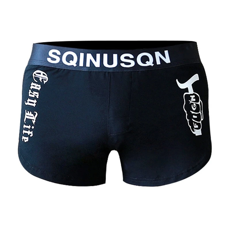 Men's Cotton Boxer Briefs, Korean Style Graphic Printed Breathable Underwear for Young Men Fashion Aro Pants Loose Sports Trunks
Men's Cotton Boxer Briefs, Korean Style Graphic Printed Breathable Underwear for Young Men Fashion Aro Pants Loose Sports Trunks