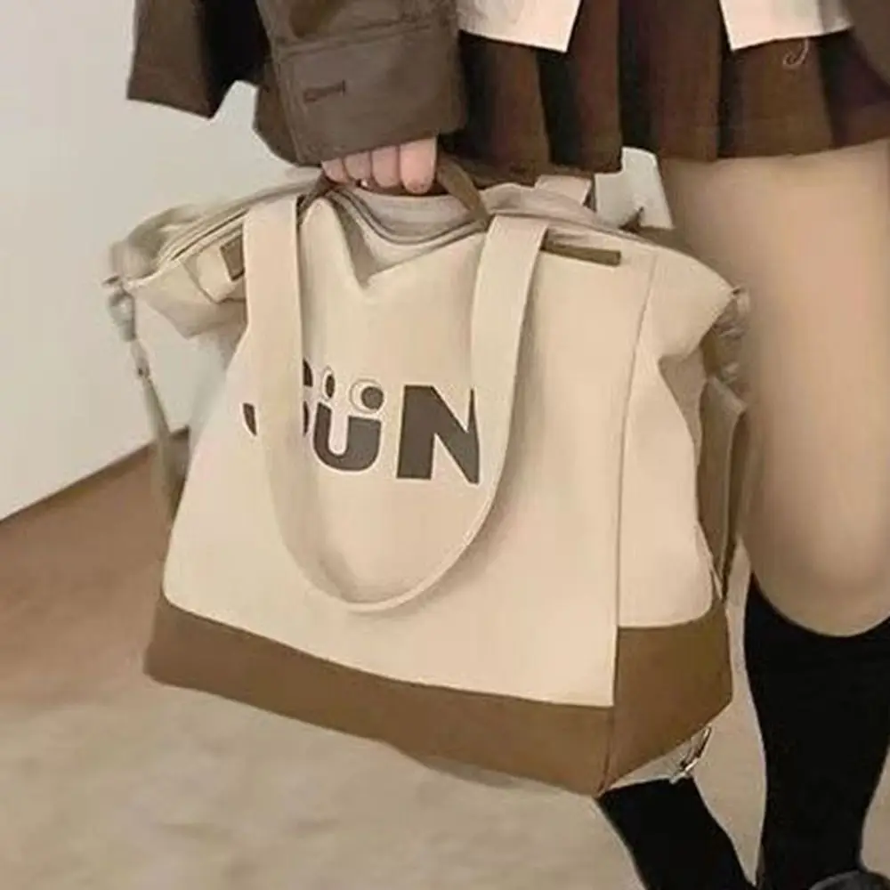 Shoulder Bag Solid Color Canvas Bag Street Style Large Capacity Simple Handbag Crossbody Bag Shopping Bag Letter Tote Bag
Shoulder Bag Solid Color Canvas Bag Street Style Large Capacity Simple Handbag Crossbody Bag Shopping Bag Letter Tote Bag