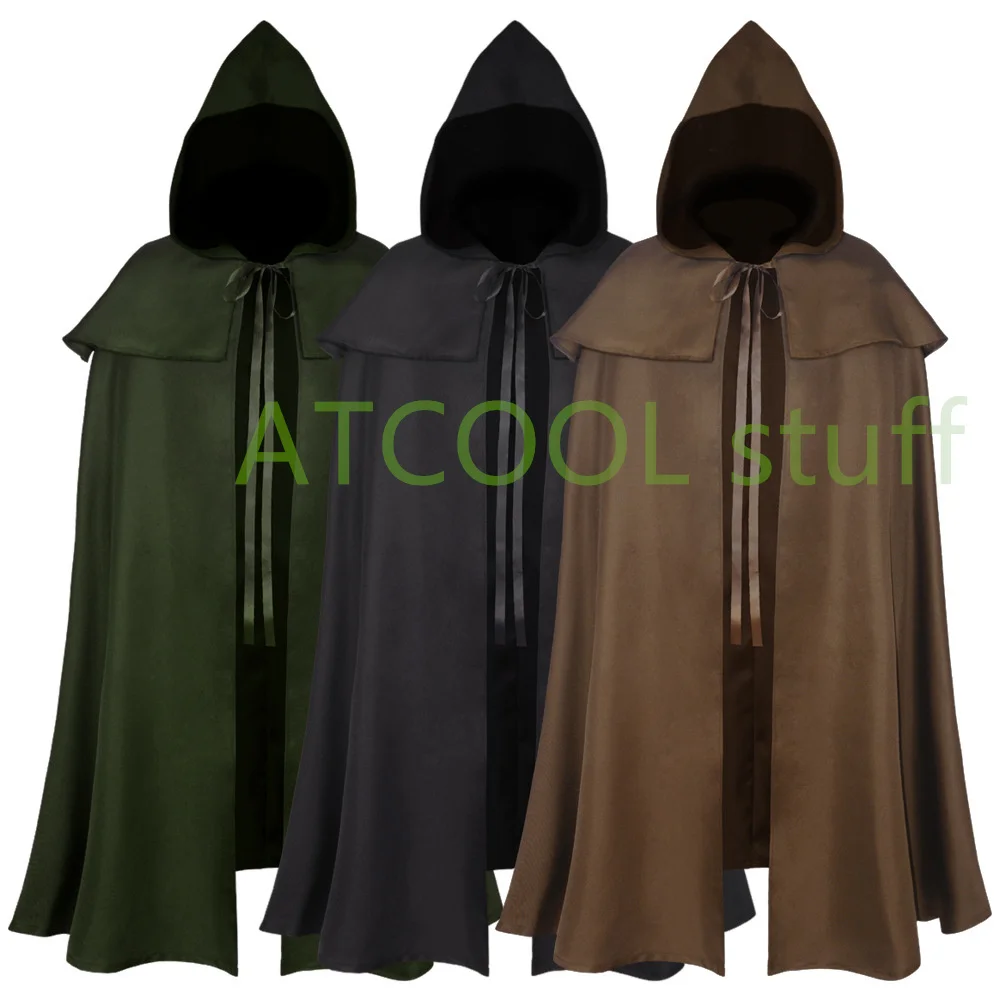 Adult Unisex Movie Cosplay Short Renaissance Hooded Cape Archer Hunter Cloak Victorian Capelet Medieval Halloween Costume
Adult Unisex Movie Cosplay Short Renaissance Hooded Cape Archer Hunter Cloak Victorian Capelet Medieval Halloween Costume