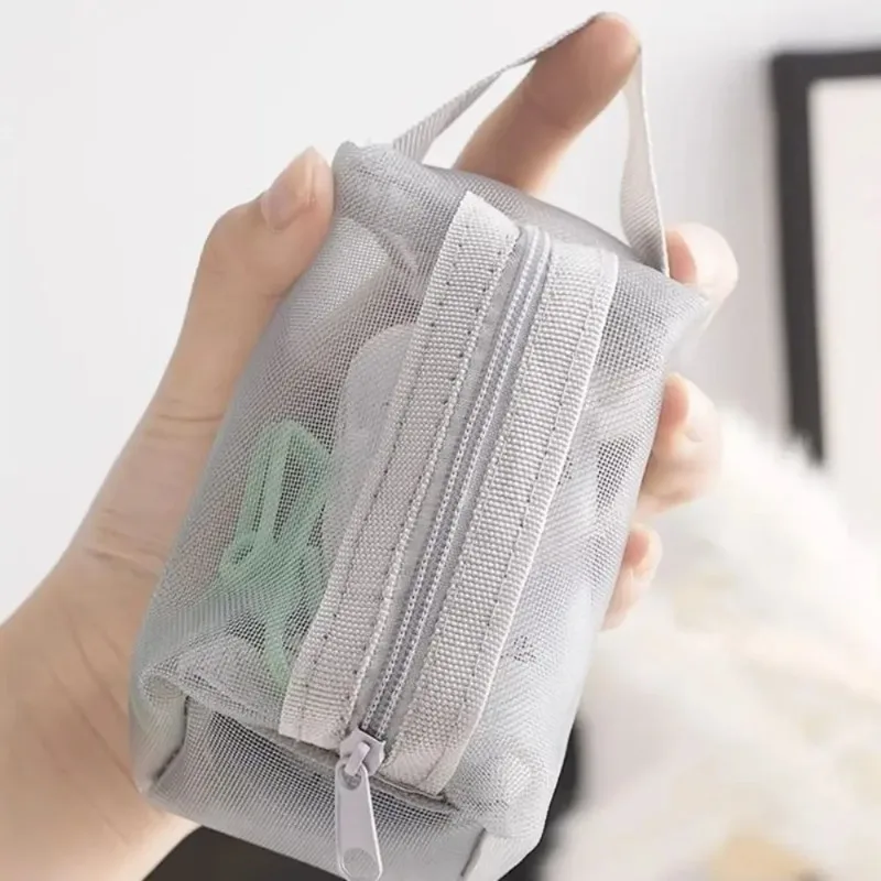 Transparent Mesh Zipper Pouch Multifunctional Cosmetic Makeup Bag Key Coin Purse Travel Toiletry Stationery Storage Case
Transparent Mesh Zipper Pouch Multifunctional Cosmetic Makeup Bag Key Coin Purse Travel Toiletry Stationery Storage Case