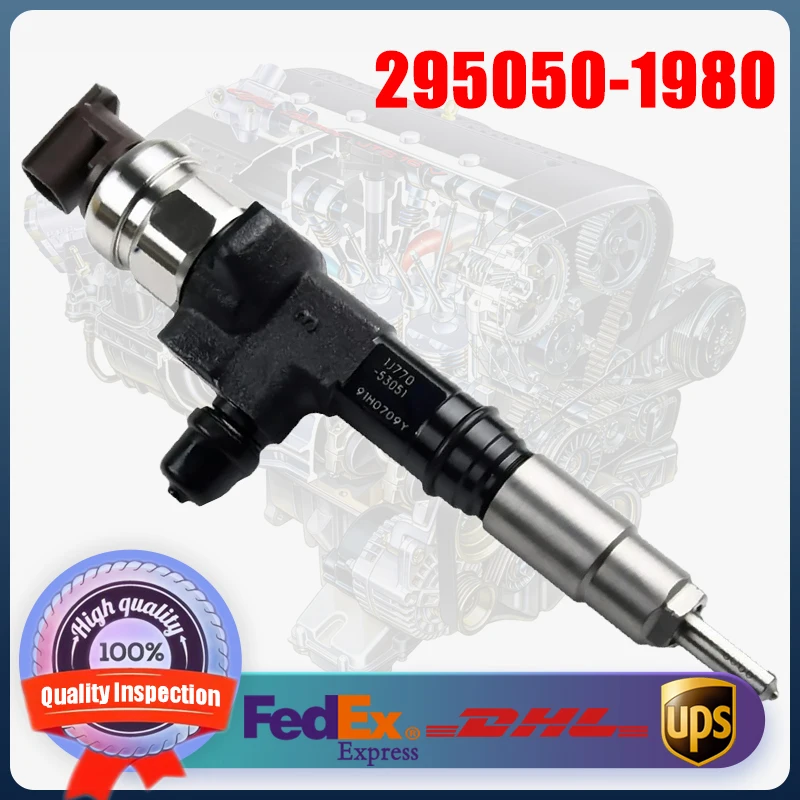 Fuel Injector 295050-1980 1J770-53050 1J770-53070 1J770-53074 1J770-53051 for Kubota Engine V3307-CR-TE4 V3307 Tier 4 
Fuel Injector 295050-1980 1J770-53050 1J770-53070 1J770-53074 1J770-53051 for Kubota Engine V3307-CR-TE4 V3307 Tier 4
