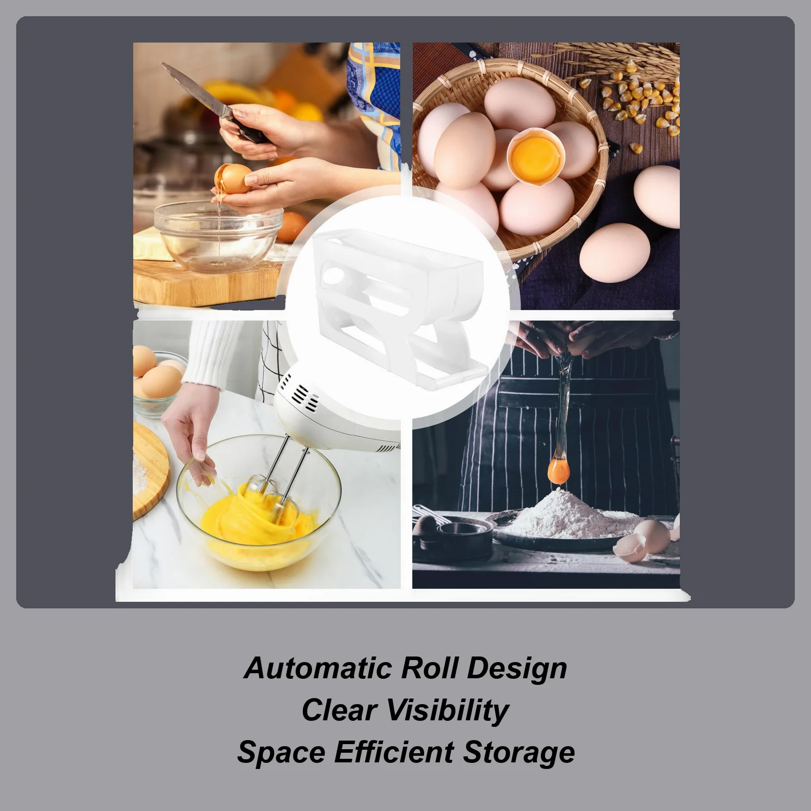 Fridge Egg Holder Automatic Rolling Egg Container Refrigerator Side Door Storage Box For Meal Prep Pantry Cooking Food Storage
Fridge Egg Holder Automatic Rolling Egg Container Refrigerator Side Door Storage Box For Meal Prep Pantry Cooking Food Storage