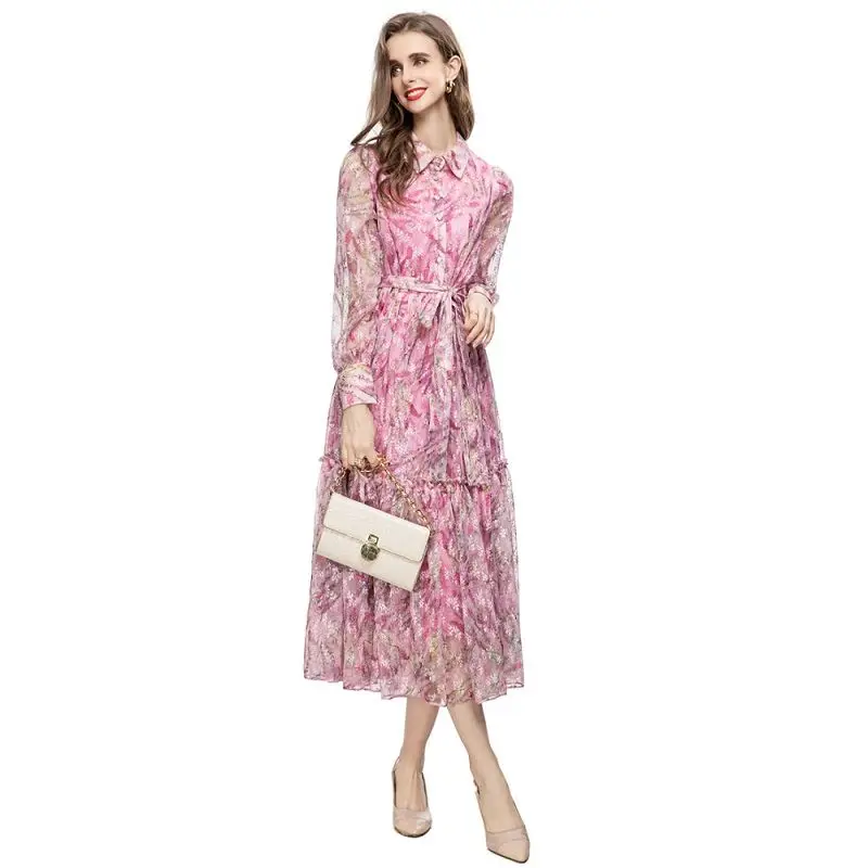 Midi Dresses Clothes For Women 2023 Autumn New Elegant French Style Long Sleeved Lace-Up Vintage Printed Fairy Dress Dark Pink
Midi Dresses Clothes For Women 2023 Autumn New Elegant French Style Long Sleeved Lace-Up Vintage Printed Fairy Dress Dark Pink