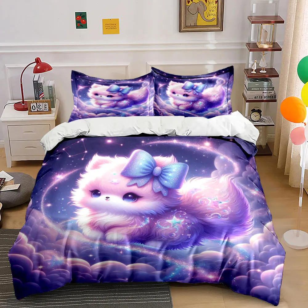 Dreamy night sky with clouds Duvet Cover Set with 3D Printing Design Soft Polyester Bedding Set All-Season Comfort for gifts
Dreamy night sky with clouds Duvet Cover Set with 3D Printing Design Soft Polyester Bedding Set All-Season Comfort for gifts