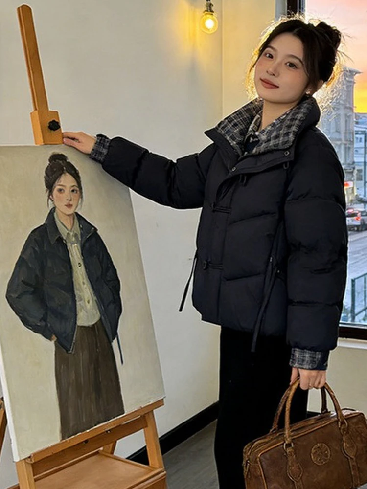 Модная утепленная куртка на флисовой подкладке с хлопковым наполнителем, женская зимняя верхняя одежда, воротник-стойка, застежка-молния, цвет корейский...
Модная утепленная куртка на флисовой подкладке с хлопковым наполнителем, женская зимняя верхняя одежда, воротник-стойка, застежка-молния, цвет корейский...