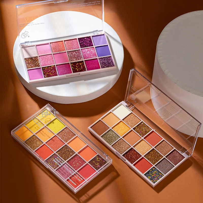 18 couleurs Eyeshadow disc Cover, multifonctionnel, mat, ombre à paupières cristalline brillante, plusieurs options, longue duré
18 couleurs Eyeshadow disc Cover, multifonctionnel, mat, ombre à paupières cristalline brillante, plusieurs options, longue duré