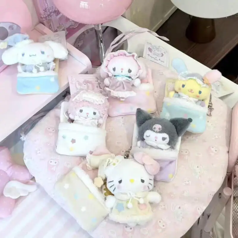 Kawaii Hello Kitty Usahana Plush Toy Keychain Goodnight Series Cartoon Cinnamoroll Backpack Pendant Decoration Birthday Gifts
Kawaii Hello Kitty Usahana Plush Toy Keychain Goodnight Series Cartoon Cinnamoroll Backpack Pendant Decoration Birthday Gifts