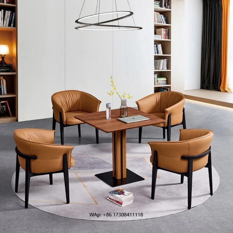 Modern Design Table and Chair Set for Coffee Shops Sweet Shops and Shopping Malls Comfortable Four-Seater with Stylish Table
Modern Design Table and Chair Set for Coffee Shops Sweet Shops and Shopping Malls Comfortable Four-Seater with Stylish Table