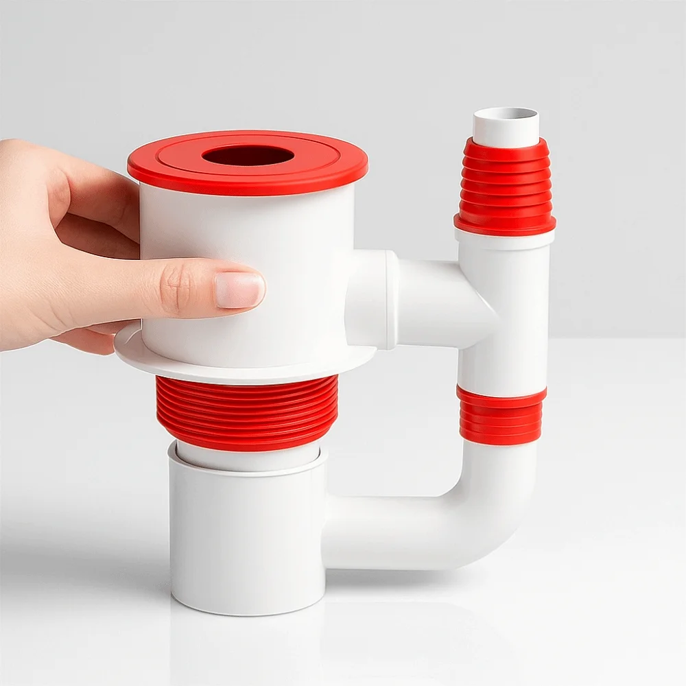 Silicone Material Kitchen Sewer Deodorant Device Double Sealed Connectors Temperature Resistant Anti-Spill Plug No Clogs Design
Silicone Material Kitchen Sewer Deodorant Device Double Sealed Connectors Temperature Resistant Anti-Spill Plug No Clogs Design