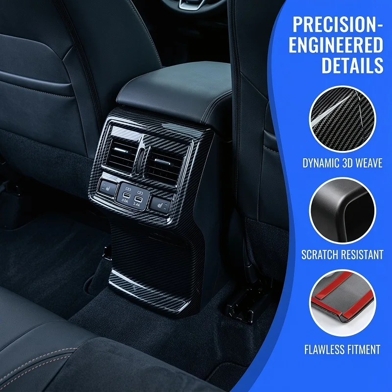 For Subaru Forester 2025-2027 Car Accessories Carbon fiber style Armrest Box Rear Air Vent Frame Trim Cover
For Subaru Forester 2025-2027 Car Accessories Carbon fiber style Armrest Box Rear Air Vent Frame Trim Cover