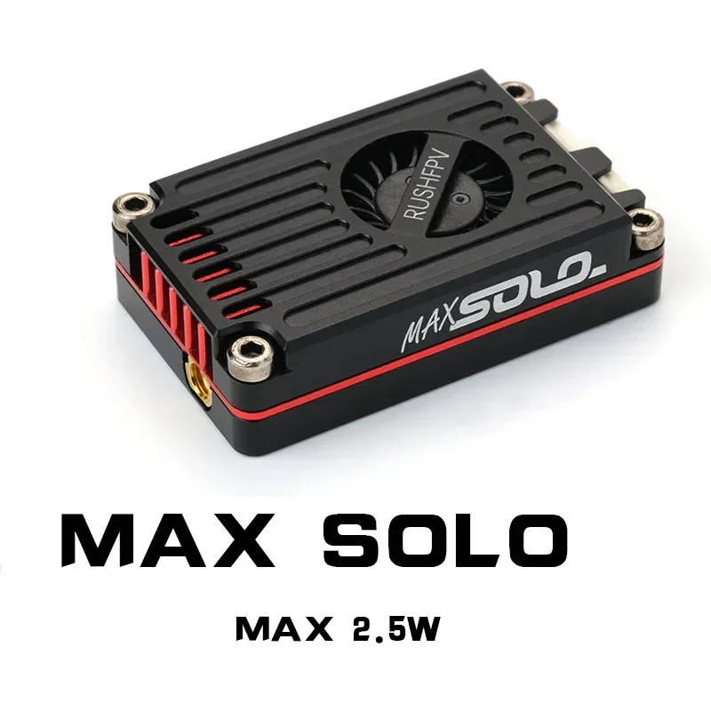 RUSH TANK MAX SOLO 5,8 ГГц 2,5 Вт Высокомощный 48-канальный видеопередатчик VTX с корпусом с ЧПУ для RC FPV дальнего действия
RUSH TANK MAX SOLO 5,8 ГГц 2,5 Вт Высокомощный 48-канальный видеопередатчик VTX с корпусом с ЧПУ для RC FPV дальнего действия