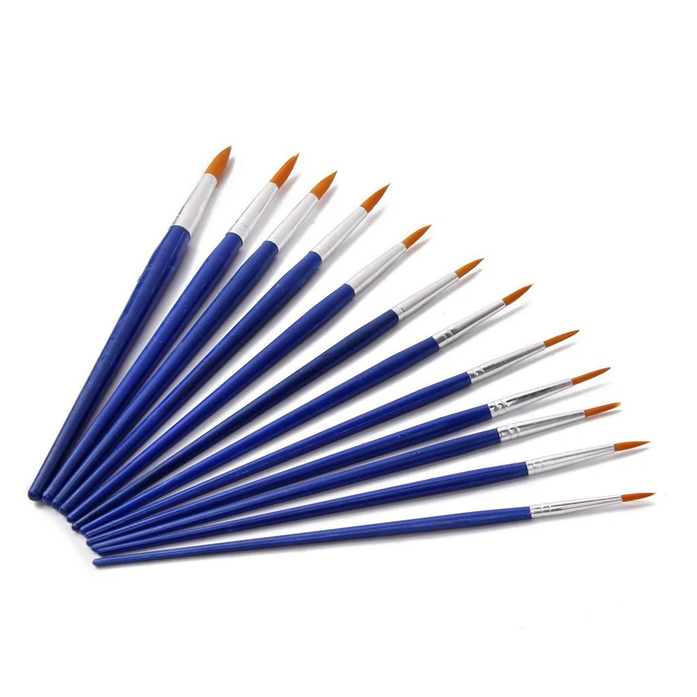 12pcs Pointed Oil Paintbrush Set for Acrylic Watercolor Smooth Surface Painting Artist Bamboo Blue 16 4cm 19 5cm
12pcs Pointed Oil Paintbrush Set for Acrylic Watercolor Smooth Surface Painting Artist Bamboo Blue 16 4cm 19 5cm
