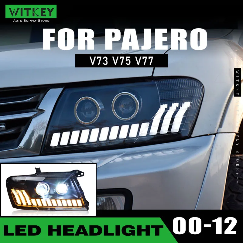 Car Lights For Pajero V73 V75 V77 2000-2012 LED Auto Headlight Retrofitted Led Lens Turn Signal Day Running Light
Car Lights For Pajero V73 V75 V77 2000-2012 LED Auto Headlight Retrofitted Led Lens Turn Signal Day Running Light