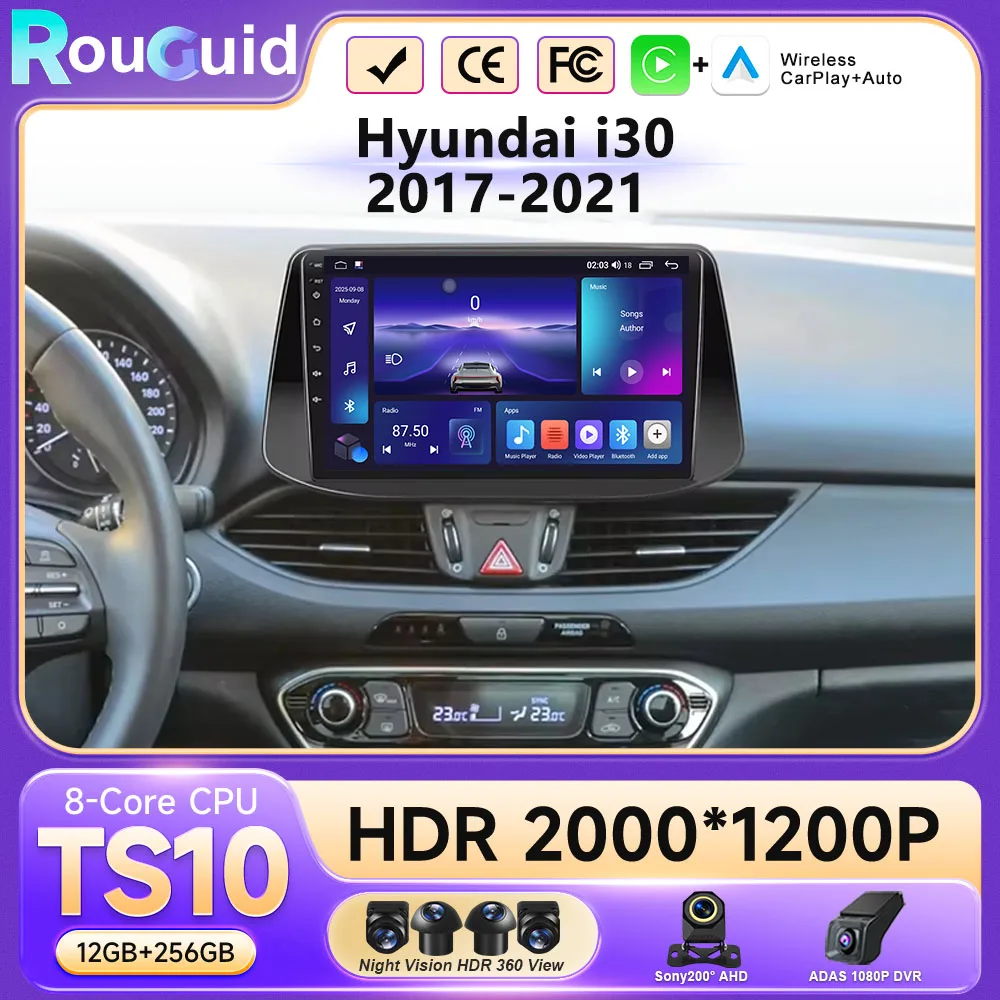Android Auto For Hyundai i30 2017-2021 Wireless Carplay Car Radio Multimedia Player GPS Navigation Bluetooth WIFI+5G DSP Stereo
Android Auto For Hyundai i30 2017-2021 Wireless Carplay Car Radio Multimedia Player GPS Navigation Bluetooth WIFI+5G DSP Stereo
