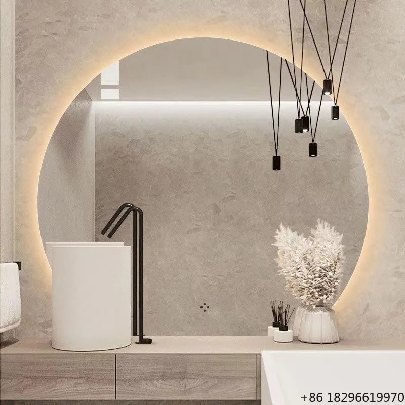 Smart Illuminated LED Bathroom Mirror Defogging Touch Switch Vanity Mirror For Living Room Kitchen Salon Gym
Smart Illuminated LED Bathroom Mirror Defogging Touch Switch Vanity Mirror For Living Room Kitchen Salon Gym