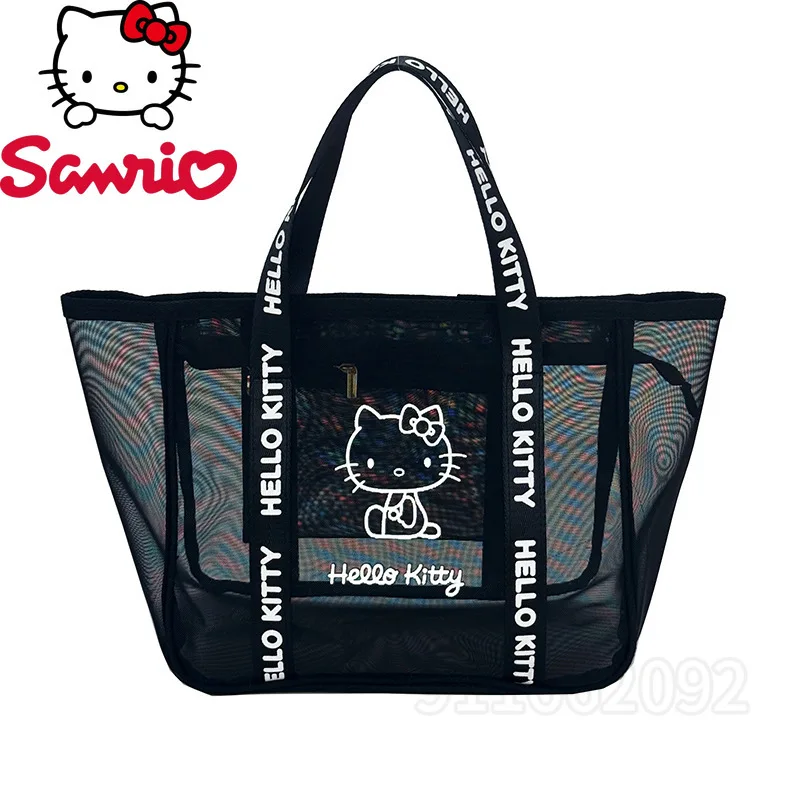 Sanrio Hello Kitty New Mesh Transparent Hollow Hand-held Cosmetic Bag Large Capacity Storage Wash Cosmetic Bag Multifunctional
Sanrio Hello Kitty New Mesh Transparent Hollow Hand-held Cosmetic Bag Large Capacity Storage Wash Cosmetic Bag Multifunctional