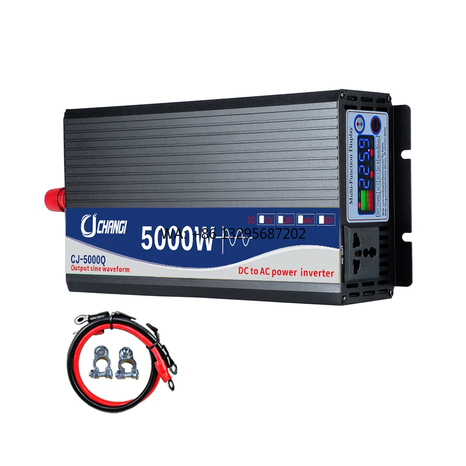 Гибридный солнечный инвертор 5000 Вт с LED-дисплеем для различных применений, прочный, акционный
Гибридный солнечный инвертор 5000 Вт с LED-дисплеем для различных применений, прочный, акционный