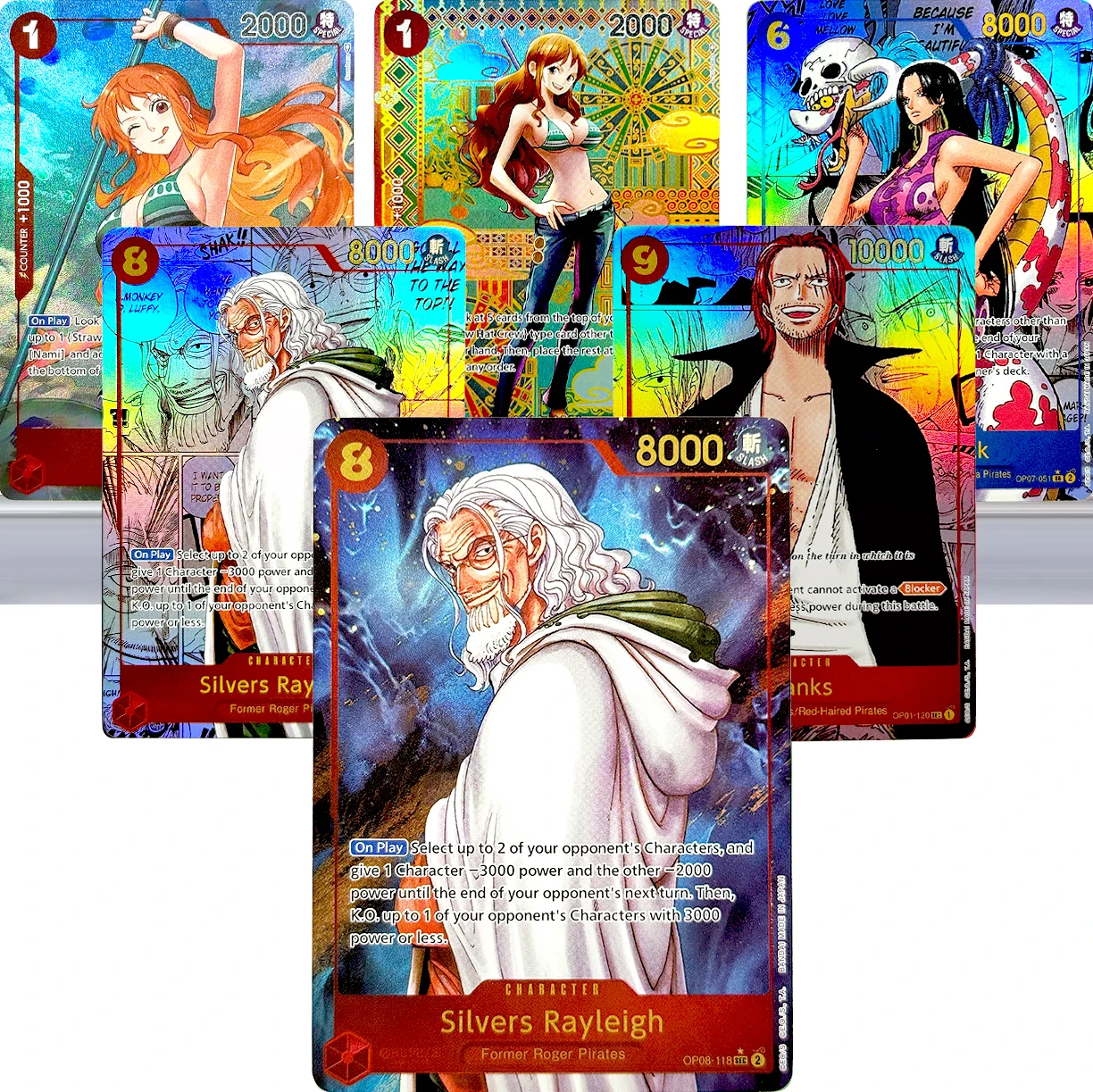 Версия ONE PIECE EN Silvers Rayleigh Shanks Nami Boa Hancock OPCG Portgas. Коллекционная карта D. Ace, подарок на Рождество и день рождения, игрушки
Версия ONE PIECE EN Silvers Rayleigh Shanks Nami Boa Hancock OPCG Portgas. Коллекционная карта D. Ace, подарок на Рождество и день рождения, игрушки