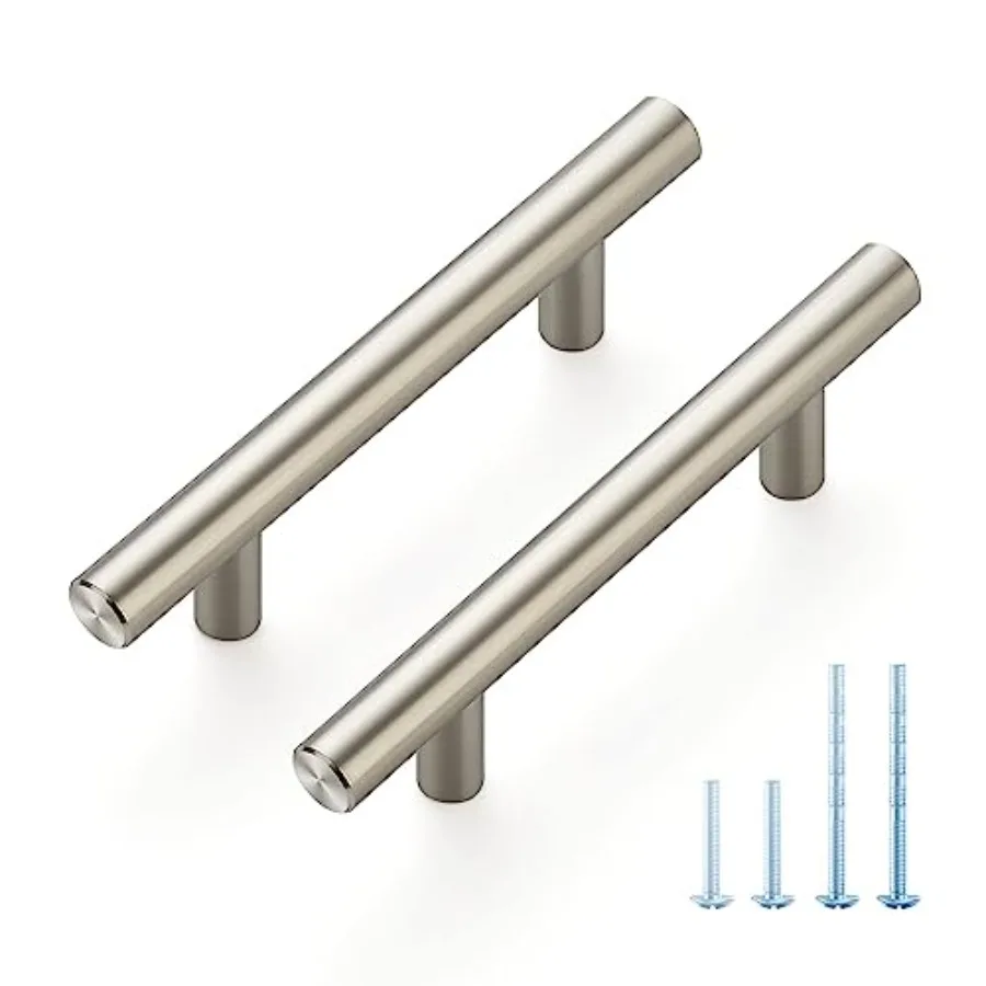 Pack 5 Inch Cabinet Pulls, 3 Inch 76mm Hole Center Stainless Steel Drawer Handles for Kitchen Cabinets, Cupboard, Wardrobe Silv
Pack 5 Inch Cabinet Pulls, 3 Inch 76mm Hole Center Stainless Steel Drawer Handles for Kitchen Cabinets, Cupboard, Wardrobe Silv