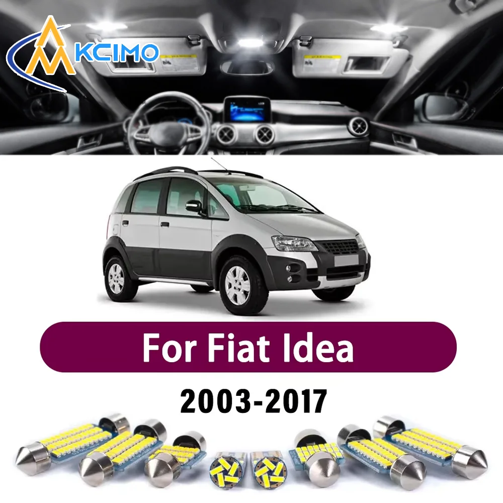 Error Free LED Interior Light Kit for Fiat Idea 2003-2017 Premium Bright Dome Trunk Mirror Reading Lamps Canbus
Error Free LED Interior Light Kit for Fiat Idea 2003-2017 Premium Bright Dome Trunk Mirror Reading Lamps Canbus