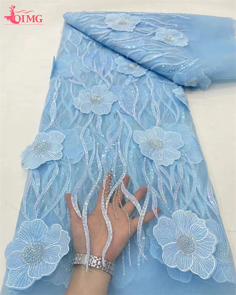 OIMG African Lace Fabric 2024 Sequins Beaded Embroidery Groom Nigerian Bridal High Quality French Lace Fabric For Wedding Party
OIMG African Lace Fabric 2024 Sequins Beaded Embroidery Groom Nigerian Bridal High Quality French Lace Fabric For Wedding Party