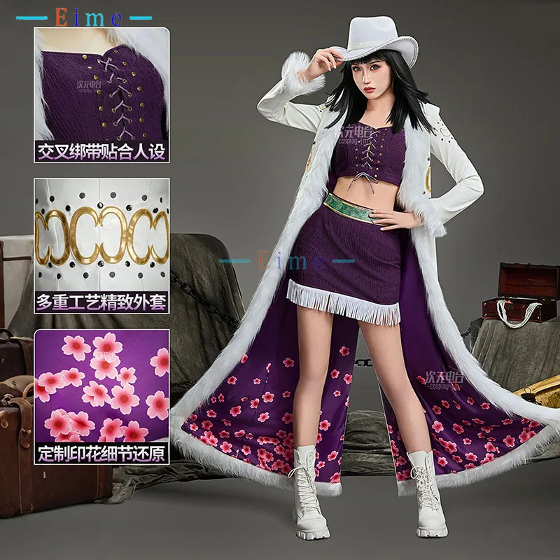 Nico Robin Cosplay Costume Miss·Allsunday Cosplay Outfits Top Skirt Coat with Hat Women Sexy Suit Halloween Uniforms Custom Made
Nico Robin Cosplay Costume Miss·Allsunday Cosplay Outfits Top Skirt Coat with Hat Women Sexy Suit Halloween Uniforms Custom Made