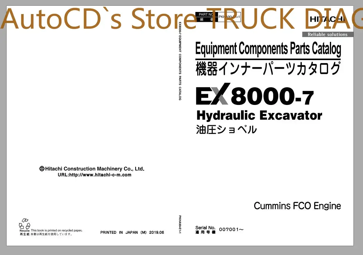 Экскаватор для майнинга AutoCD Hitachi EX 2022 2,99 ГБ PDF-каталог запчастей, каталог деталей двигателя DVD
Экскаватор для майнинга AutoCD Hitachi EX 2022 2,99 ГБ PDF-каталог запчастей, каталог деталей двигателя DVD