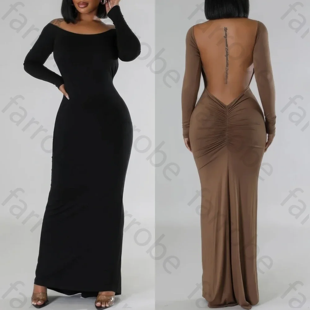 Customized Long Sleeves Stretch Maxi Dress A-Line Evening Dresses Formal Prom Gown Exquisite High Quality Party Gowns for Women
Customized Long Sleeves Stretch Maxi Dress A-Line Evening Dresses Formal Prom Gown Exquisite High Quality Party Gowns for Women