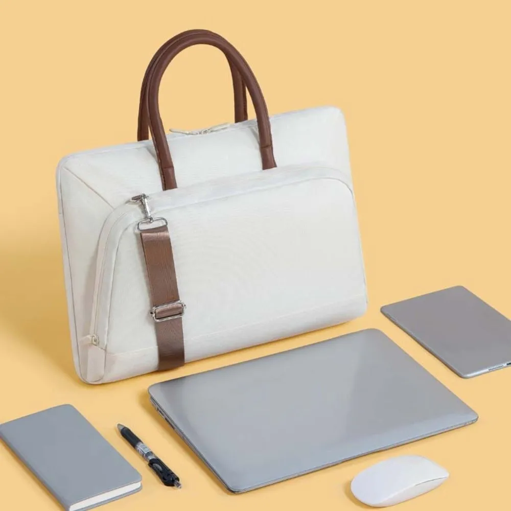 Shoulder Strap Business Laptop Bag with Handle Solid Color Portable Laptop Bags Simple Briefcase Laptop Shoulder Bag
Shoulder Strap Business Laptop Bag with Handle Solid Color Portable Laptop Bags Simple Briefcase Laptop Shoulder Bag