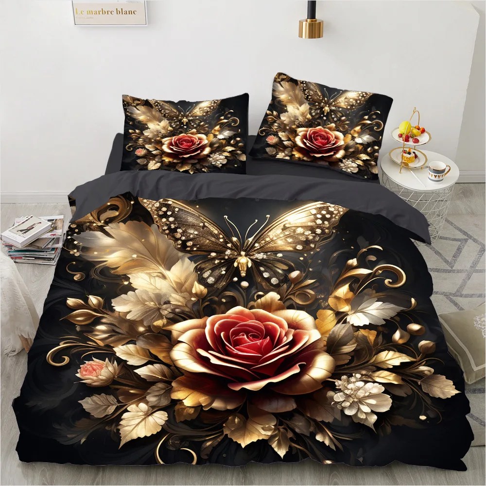 2/3pcs bedding set Digital Print Comfortable Duvet Cover for Home Bedroom Decoration, 1 Duvet Cover and 2pillowcase with Zippers
2/3pcs bedding set Digital Print Comfortable Duvet Cover for Home Bedroom Decoration, 1 Duvet Cover and 2pillowcase with Zippers