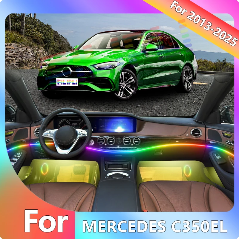 FILIPLI For The MERCEDES-BENZ C350el For 2016 Smart 64 RGB Color Car Ambient Self-Adhesive Light By APP Control Easy To Install
FILIPLI For The MERCEDES-BENZ C350el For 2016 Smart 64 RGB Color Car Ambient Self-Adhesive Light By APP Control Easy To Install