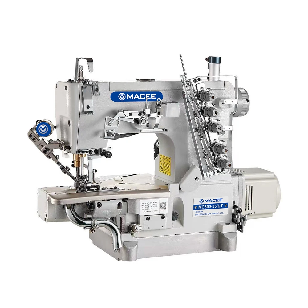 600D-35/UT Made In China Industrial Automatic 3 Needles 5 Threads Cylinder Bed Interlock Sewing Machine With Left Side Cutter
600D-35/UT Made In China Industrial Automatic 3 Needles 5 Threads Cylinder Bed Interlock Sewing Machine With Left Side Cutter