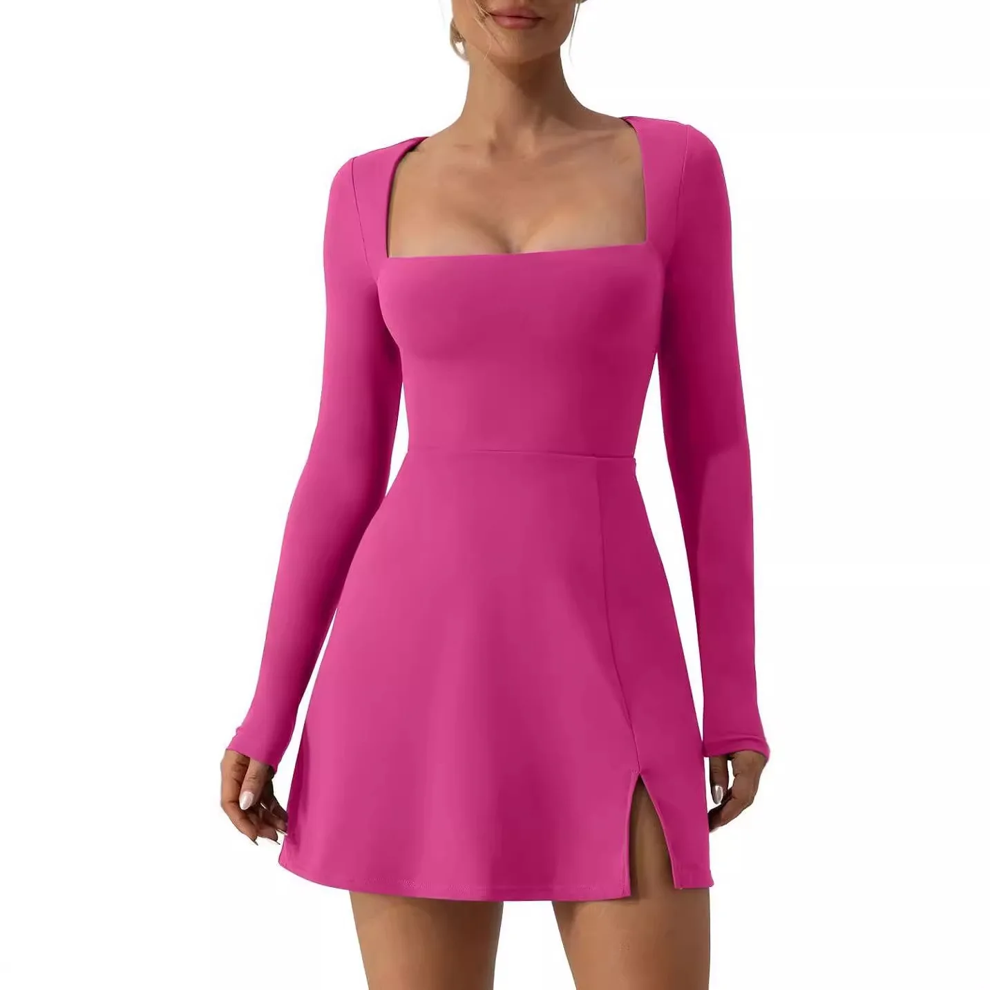 Elegant Female Sexy Mini Dresses 2025 Spring Fashion Street Women Long Sleeve Dress Y2k White Vestidos Para Festas Vacaciones
Elegant Female Sexy Mini Dresses 2025 Spring Fashion Street Women Long Sleeve Dress Y2k White Vestidos Para Festas Vacaciones