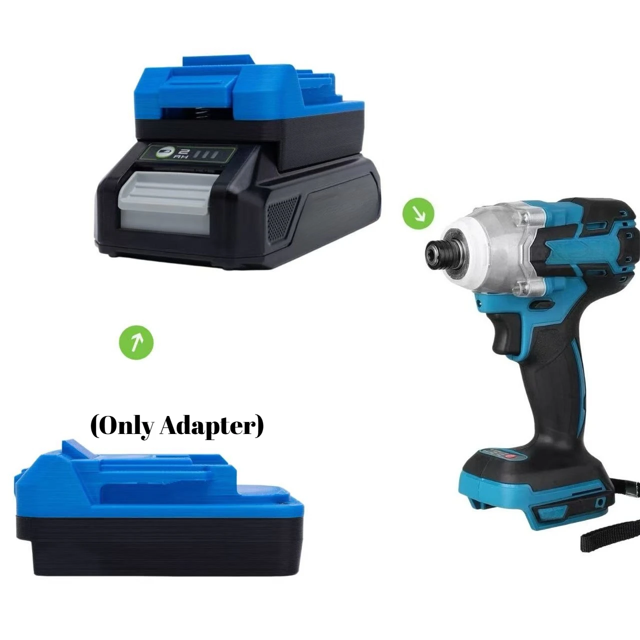 Battery Adapter/Converter For Greenworks 24V Series Li-ion To Makita 18V Series Cordless Power Tools (Only Adapter)
Battery Adapter/Converter For Greenworks 24V Series Li-ion To Makita 18V Series Cordless Power Tools (Only Adapter)