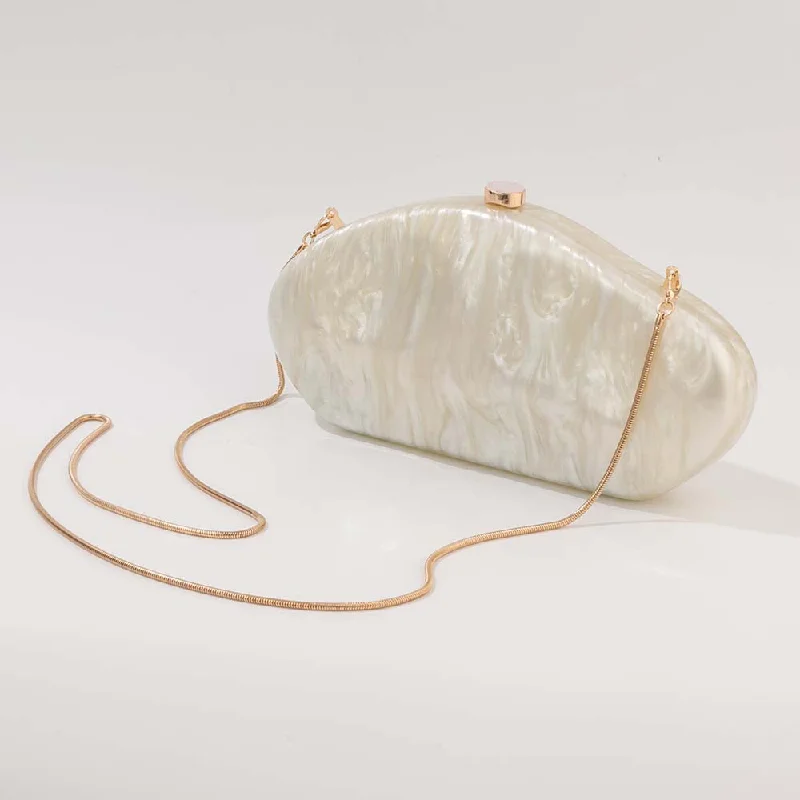 Milky White Shoulder Bag Trendy Crossbody Summer Evening Clutch Vintage Acrylic Chain Purses Handbags Women's Luxury Designer
Milky White Shoulder Bag Trendy Crossbody Summer Evening Clutch Vintage Acrylic Chain Purses Handbags Women's Luxury Designer