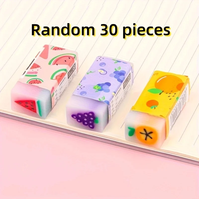 30 шт. желейные ластики разных цветов, чистящие средства в форме фруктов, подходящие для студентов-художенов, которые можно носить в любое время
30 шт. желейные ластики разных цветов, чистящие средства в форме фруктов, подходящие для студентов-художенов, которые можно носить в любое время