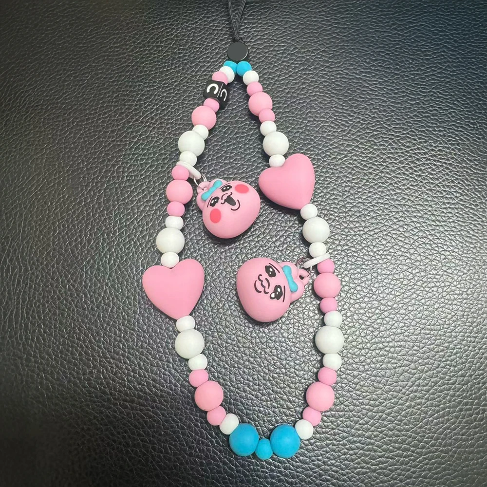 Rabbit Pink Heart Phone Charm Mobile Phone Accessories Short Straps for IPhone Lanyard Bracelet for Galaxy
Rabbit Pink Heart Phone Charm Mobile Phone Accessories Short Straps for IPhone Lanyard Bracelet for Galaxy