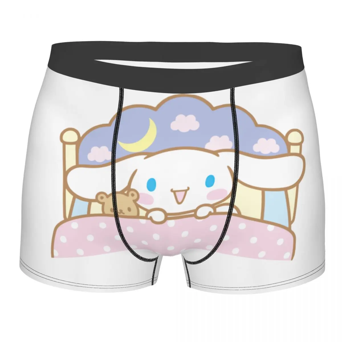 Sanrio Cinnamoroll Cartoon Underwear Men Sexy Printed Customized Boxer Shorts Panties
Sanrio Cinnamoroll Cartoon Underwear Men Sexy Printed Customized Boxer Shorts Panties