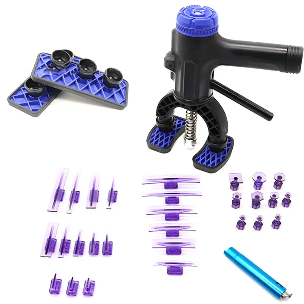 Car Dent Repair Lifter Tools Multi-Purpose Adjustable Handle Puller Paintless Dent Pit Removal Repair Tool Complete Tools Kit
Car Dent Repair Lifter Tools Multi-Purpose Adjustable Handle Puller Paintless Dent Pit Removal Repair Tool Complete Tools Kit
