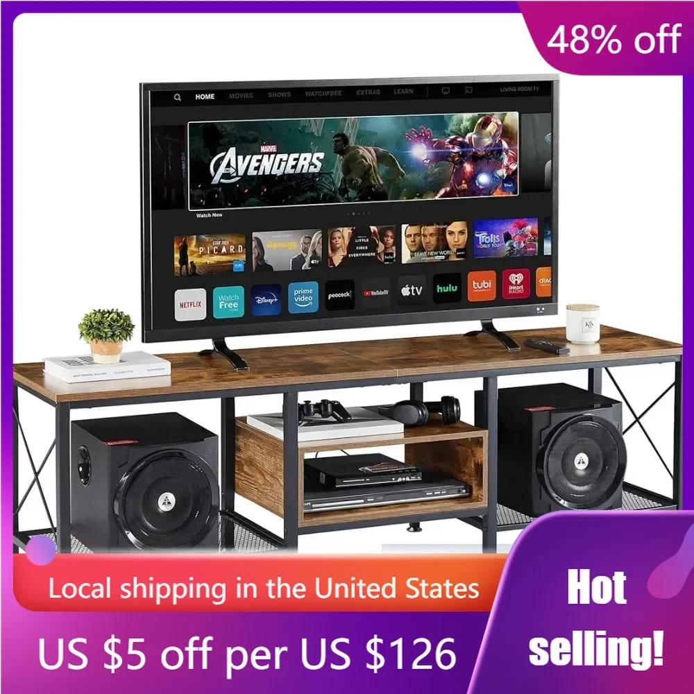 Entertainment Center Metal Frame for Living Room Dining Table 70 Inch Furniture Bedroom Dark Brown Freight Free Freight Free
Entertainment Center Metal Frame for Living Room Dining Table 70 Inch Furniture Bedroom Dark Brown Freight Free Freight Free