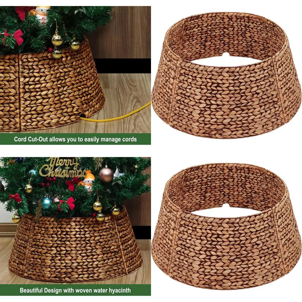 Brown Wicker Christmas Tree Collar, 42 Tree Skirt and Stand Cover
Brown Wicker Christmas Tree Collar, 42 Tree Skirt and Stand Cover