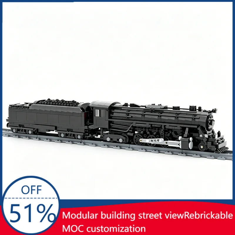 1491Pcs American Steam Locomotive 4-6-4 Custom Building Blocks Classic Train Model Educational Assembly Toy Collectors Xmas Gift
1491Pcs American Steam Locomotive 4-6-4 Custom Building Blocks Classic Train Model Educational Assembly Toy Collectors Xmas Gift