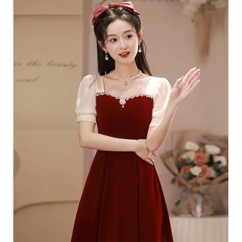 Elegant Red Wedding Dress with Lace Sleeves for Engagement And Bridal Shower Suitable for Autumn And Daily Wear Long High Wai...
Elegant Red Wedding Dress with Lace Sleeves for Engagement And Bridal Shower Suitable for Autumn And Daily Wear Long High Wai...