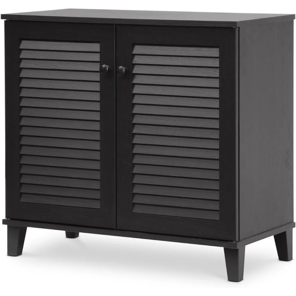 Espresso Finish Shoe Storage Cabinet by Baxton Studio, FP-01LV Model, 14.5 Length x 29.625 Width x 27.5 Height
Espresso Finish Shoe Storage Cabinet by Baxton Studio, FP-01LV Model, 14.5 Length x 29.625 Width x 27.5 Height