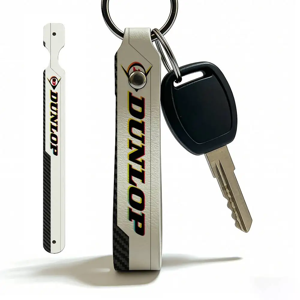 For Dunlop PU Leather Motorcycle Keychain Universal Motorbike Key Ring Holder For Riders Men Gift
For Dunlop PU Leather Motorcycle Keychain Universal Motorbike Key Ring Holder For Riders Men Gift