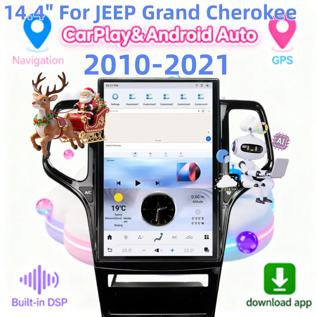 Мультимедийный беспроводной CarPlay плеер для JEEP Grand Cherokee 2010-2021 Android автомобильный Bluetooth GPS навигация радио сенсорный экран DSP
Мультимедийный беспроводной CarPlay плеер для JEEP Grand Cherokee 2010-2021 Android автомобильный Bluetooth GPS навигация радио сенсорный экран DSP