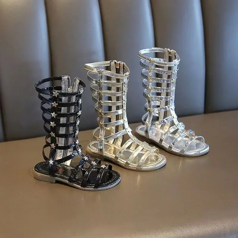 2025 New Summer Children's Sandals Roman Boots High Top Girls' Sandals Children's Riveted Open Toe Sandals Girls' Show Boots
2025 New Summer Children's Sandals Roman Boots High Top Girls' Sandals Children's Riveted Open Toe Sandals Girls' Show Boots
