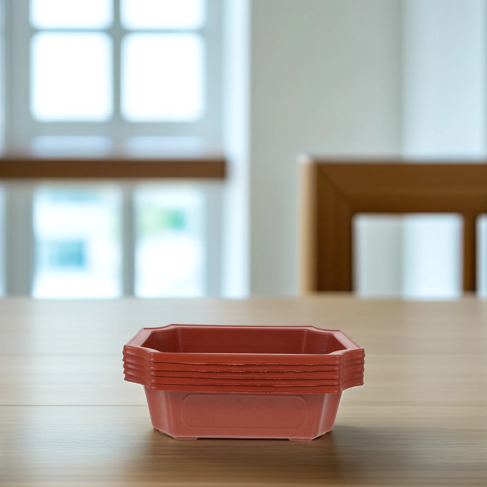 10 Pcs Imitation Ceramic Flowerpot Bonsai Pots Planting Container Large Planter Square Red Garden Training Bulk Tray
10 Pcs Imitation Ceramic Flowerpot Bonsai Pots Planting Container Large Planter Square Red Garden Training Bulk Tray